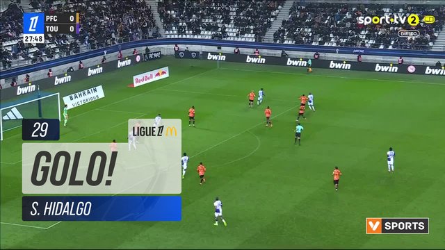 GOLO! Toulouse, S. Hidalgo aos 29', Paris FC 0-1 Toulouse