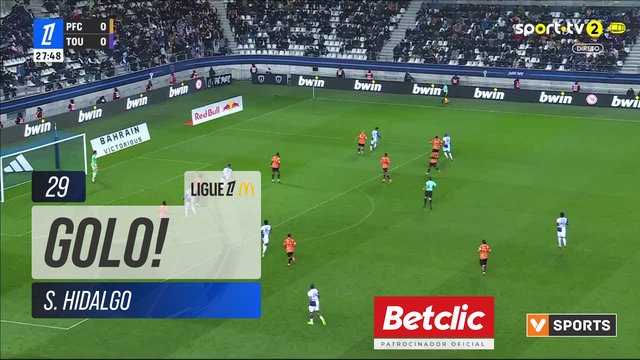 GOLO! Toulouse, S. Hidalgo aos 29', Paris FC 0-1 Toulouse