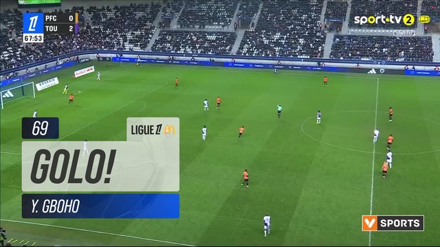 GOLO! Toulouse, Y. Gboho aos 69', Paris FC 0-3 Toulouse