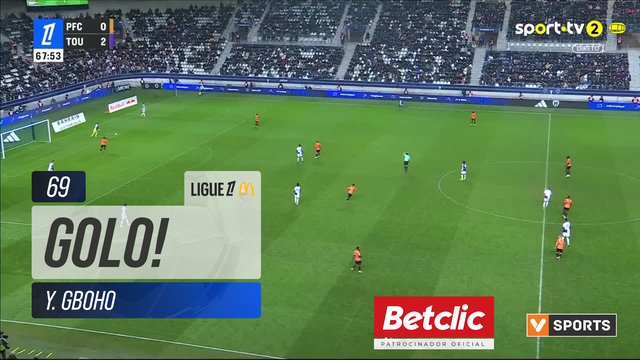 GOLO! Toulouse, Y. Gboho aos 69', Paris FC 0-3 Toulouse