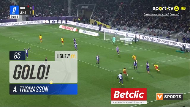 GOLO! Lens, A. Thomasson aos 85', Toulouse 0-2 Lens
