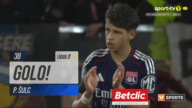 GOLO! Lyon, P. Šulc aos 38', Monaco 0-1 Lyon