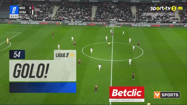 Ligue 1 (17ª Jornada): Resumo Nice 1-1 Strasbourg