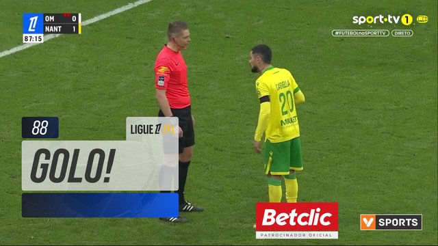 Ligue 1 (17ª Jornada): Resumo Marselha 0-2 Nantes