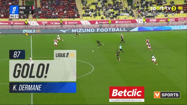 GOLO! Lorient, K. Dermane aos 87', Monaco 1-3 Lorient