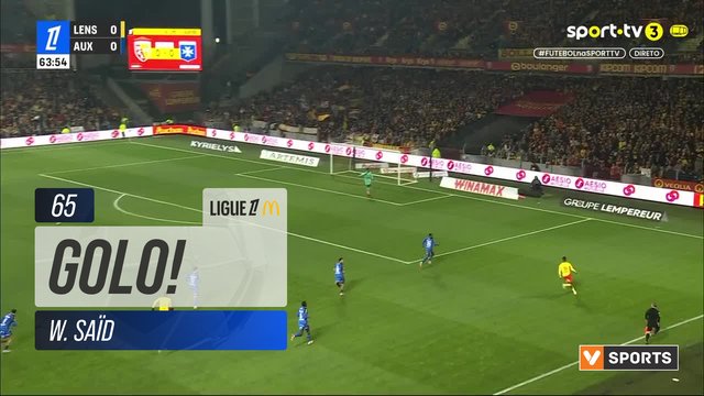 GOLO! Lens, W. Saïd aos 65', Lens 1-0 Auxerre