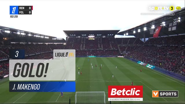 GOLO! Lorient, J. Makengo aos 3', Rennes 0-1 Lorient