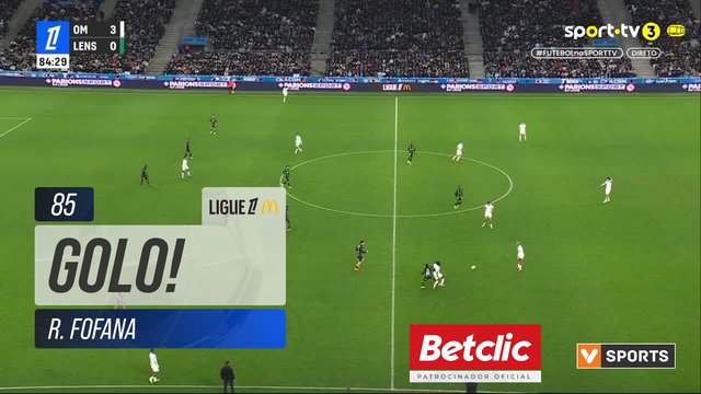 GOLO! Lens, R. Fofana aos 85', Marselha 3-1 Lens