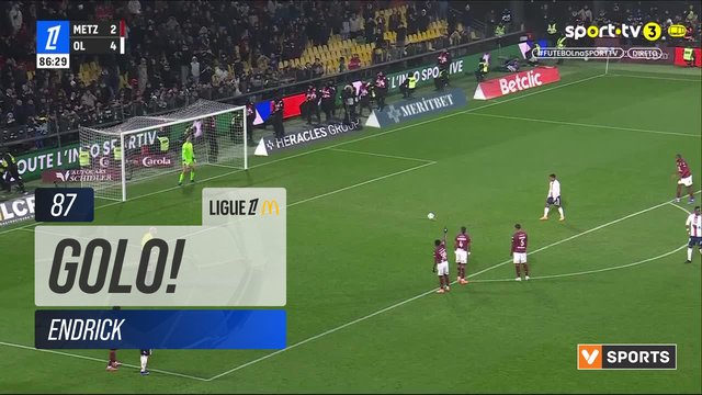 GOLO! Lyon, Endrick aos 87', Metz 2-5 Lyon