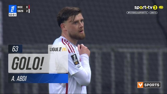 GOLO! Nice, A. Abdi aos 63', Nice 1-2 Brest