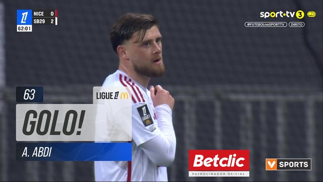 GOLO! Nice, A. Abdi aos 63', Nice 1-2 Brest