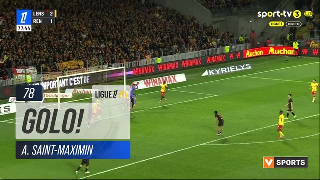 GOLO! Lens, A. Saint-Maximin aos 78', Lens 3-1 Rennes