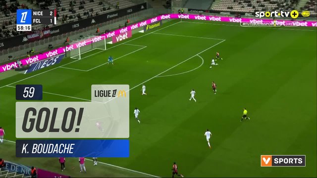 GOLO! Nice, K. Boudache aos 59', Nice 3-1 Lorient