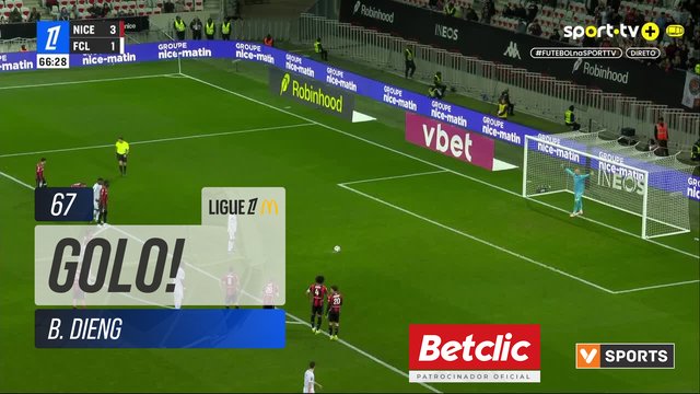 GOLO! Lorient, B. Dieng aos 67', Nice 3-2 Lorient