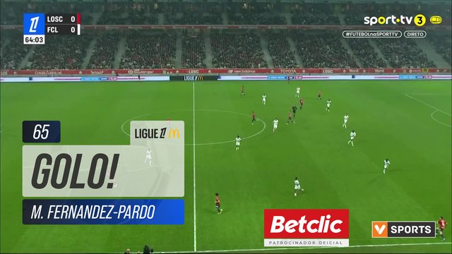 GOLO! Lille, M. Fernandez-Pardo aos 65', Lille 1-0 Lorient