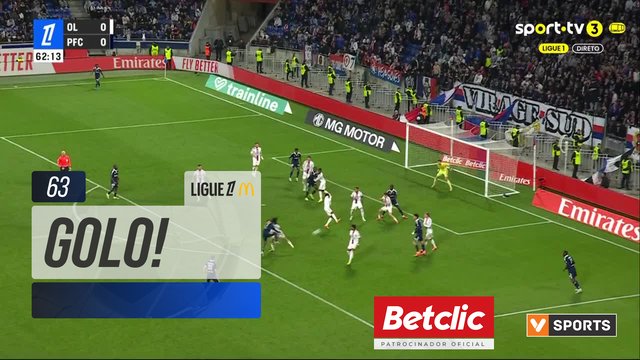 GOLO! Paris FC aos 63', Lyon 0-1 Paris FC
