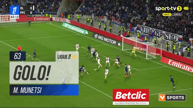 GOLO! Paris FC, M. Munetsi aos 63', Lyon 0-1 Paris FC