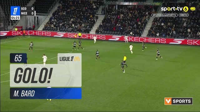 GOLO! Nice, M. Bard aos 65', Angers 0-1 Nice