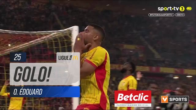 GOLO! Lens, O. Édouard aos 25', Lens 2-0 Angers