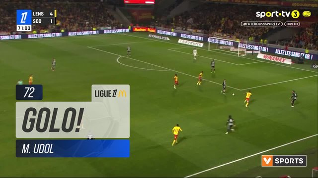 GOLO! Lens, M. Udol aos 72', Lens 5-1 Angers