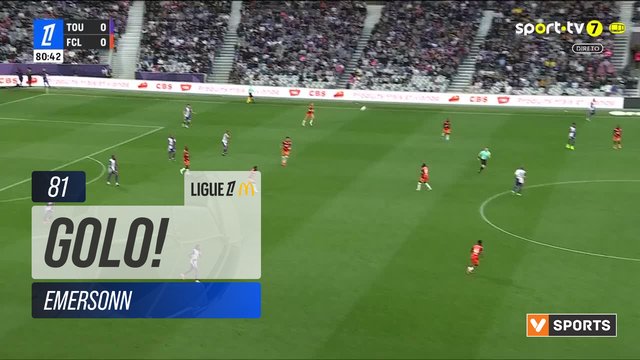 GOLO! Toulouse, Emersonn aos 81', Toulouse 1-0 Lorient