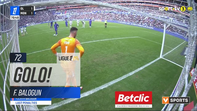 GOLO! Monaco, F. Balogun aos 72', Lyon 1-2 Monaco