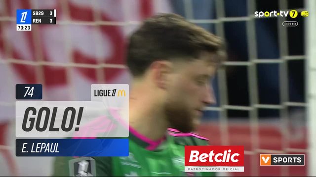 GOLO! Rennes, E. Lepaul aos 74', Brest 3-4 Rennes