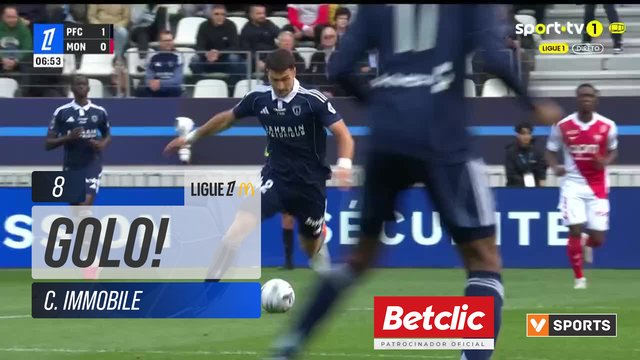 GOLO! Paris FC, C. Immobile aos 8', Paris FC 2-0 Monaco