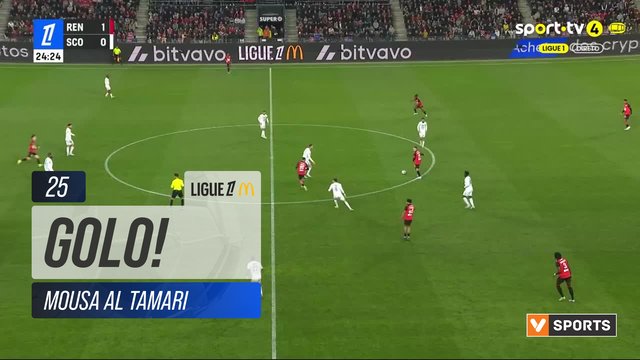 GOLO! Rennes, Mousa Al Tamari aos 25', Rennes 2-0 Angers