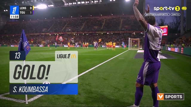 GOLO! Toulouse, S. Koumbassa aos 13', Lens 0-2 Toulouse