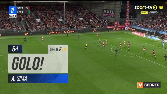 GOLO! Lens, A. Sima aos 64', Brest 3-2 Lens