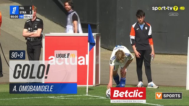 GOLO! Strasbourg, A. Omobamidele aos 90'+9', Lorient 2-3 Strasbourg