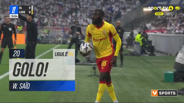 GOLO! Lens, W. Saïd aos 20', Lyon 0-1 Lens