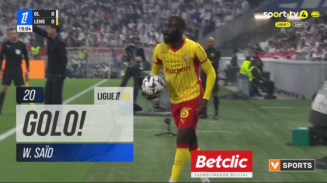 GOLO! Lens, W. Saïd aos 20', Lyon 0-1 Lens