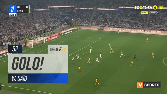 GOLO! Lens, W. Saïd aos 32', Lyon 0-2 Lens