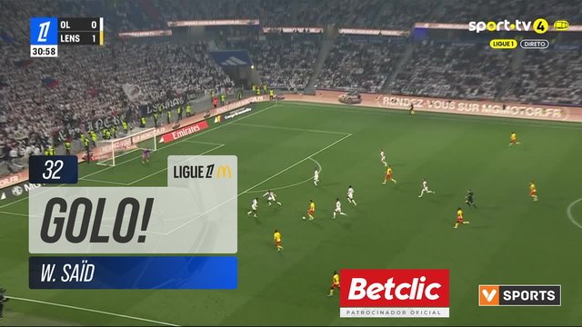 GOLO! Lens, W. Saïd aos 32', Lyon 0-2 Lens