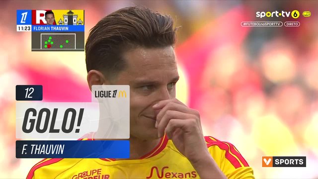 GOLO! Lens, F. Thauvin aos 12', Lens 1-0 Auxerre