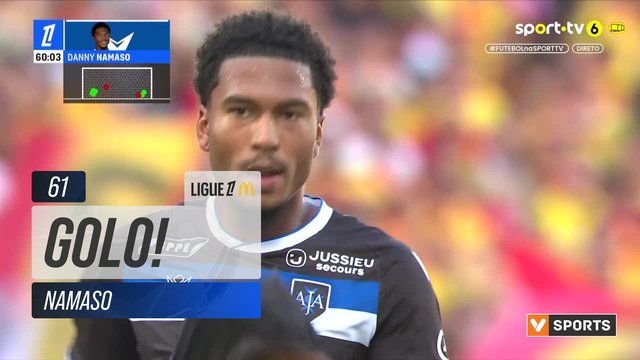 GOLO! Auxerre, Namaso aos 61', Lens 3-1 Auxerre