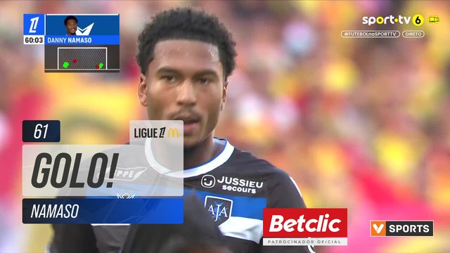 GOLO! Auxerre, Namaso aos 61', Lens 3-1 Auxerre