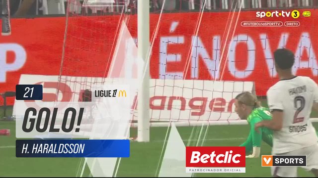 GOLO! Lille, H. Haraldsson aos 21', Lille 1-0 PSG