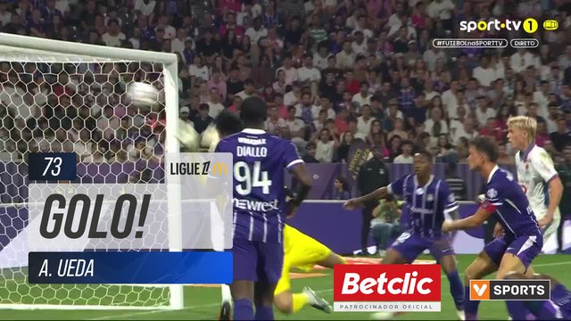 GOLO! Lille, A. Ueda aos 73', Toulouse 0-1 Lille