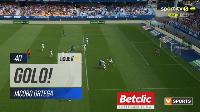 GOLO! Strasbourg, Jacobo Ortega aos 40', Troyes 1-1 Strasbourg