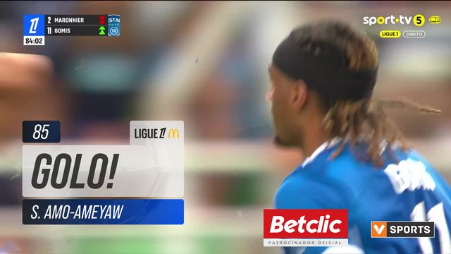 GOLO! Strasbourg, S. Amo-Ameyaw aos 85', Troyes 1-4 Strasbourg