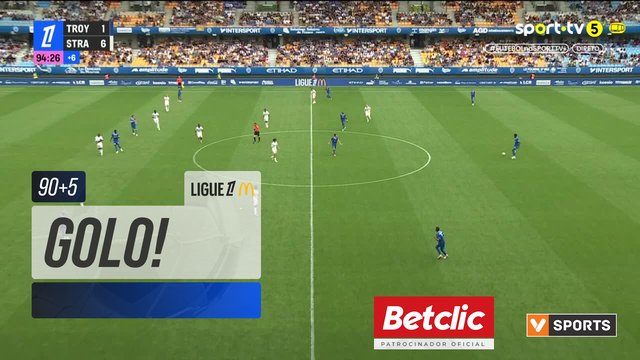 GOLO! Troyes aos 90'+5', Troyes 2-6 Strasbourg