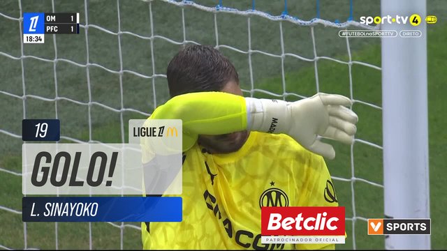 GOLO! Paris FC, L. Sinayoko aos 19', Marselha 1-2 Paris FC