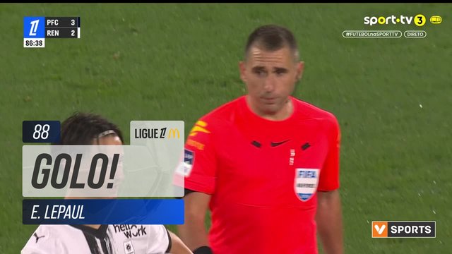 GOLO! Rennes, E. Lepaul aos 88', Paris FC 3-3 Rennes