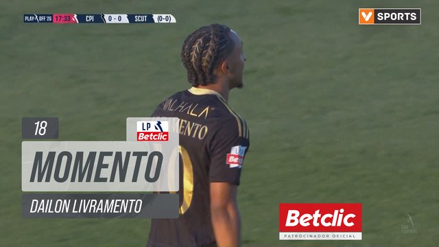 Casa Pia, Jogada, Dailon Livramento aos 18'