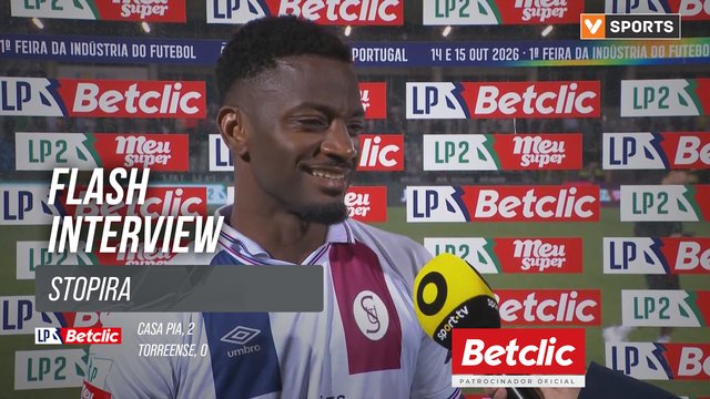 Playoff (Final) | Casa Pia 2-0 Torreense: Flash Interview Stopira