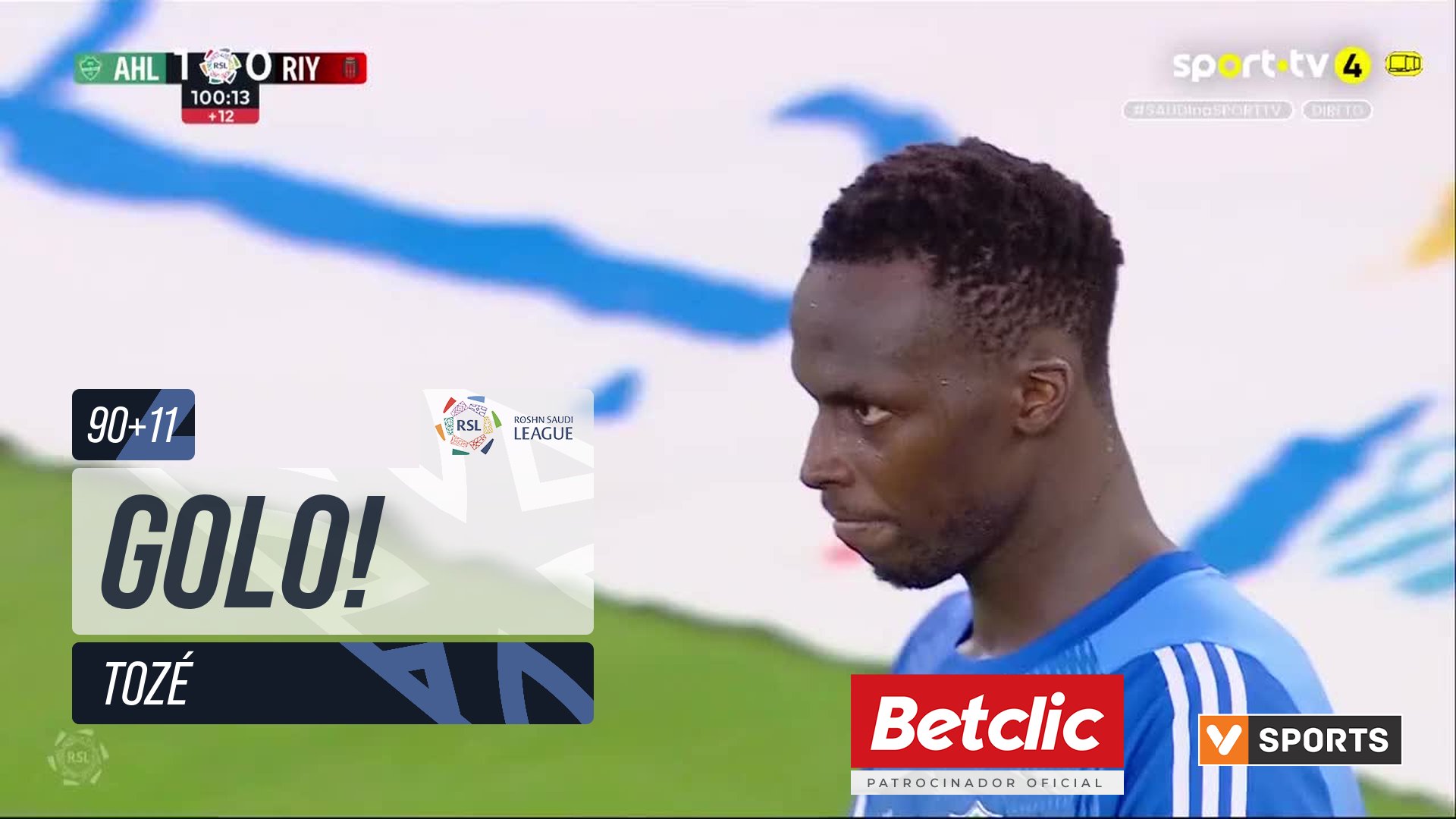GOLO! Al Riyadh, Tozé aos 90'+11', Al Ahli 1-1 Al Riyadh