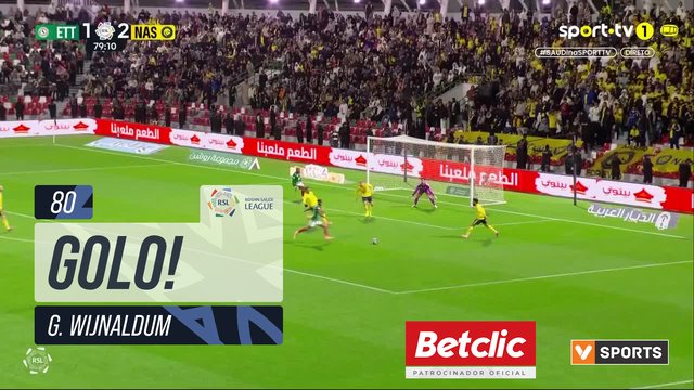 GOLO! Al Ettifaq, G. Wijnaldum aos 80', Al Ettifaq 2-2 Al Nassr